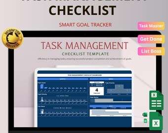 Aufgaben-Planung Checkliste Vorlage für Excel & Google Sheets: Organisiere, verfolge und schließe Projekte schneller ab