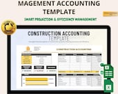 Construction Accounting Template Excel & Google Sheets: Track Project Costs and Profits Easily