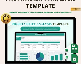 Profitability Analysis Template Excel & Google Sheets: Track Costs, Revenue and Business Profits Easily