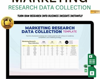 Recopilación de datos de investigación de mercados / Calculadoras automatizadas, rastreadores de objetivos y planificador de estrategias comerciales