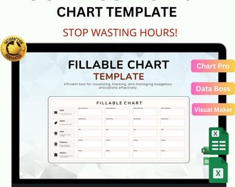 Business Chart Template Excel & Google Sheets: Create Custom Data Dashboards Easily
