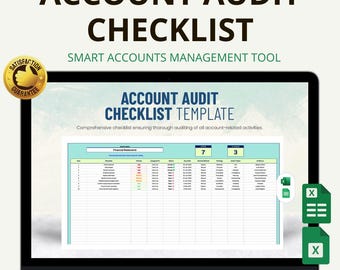 Mall för checklista för kontogranskning i Excel och Google Sheets: Effektivisera finansiella granskningar och efterlevnad