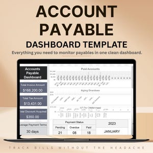 Accounts Payable Tracker: Excel & Google Sheets Invoice Organizer