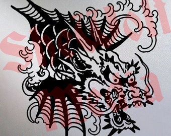 Ichiban Kasuga | The Rock-Bottom Dragon inspired Vinyl Sticker Decal