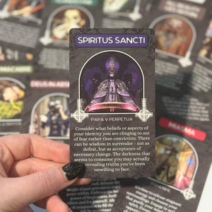 UPDATED! Ghost Band Oracle Card Deck V2, Occult Oracle Deck, Ghost BC Fans Gift, Pop Culture, Halloween Oracle Cards