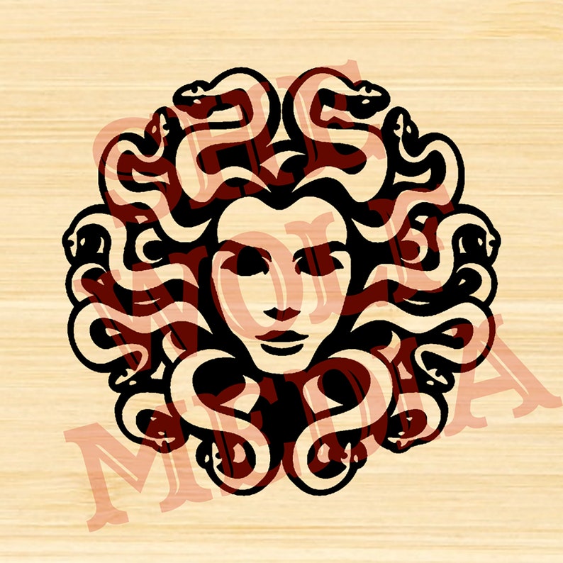 Medusa Vinyl Sticker Decal Etsy