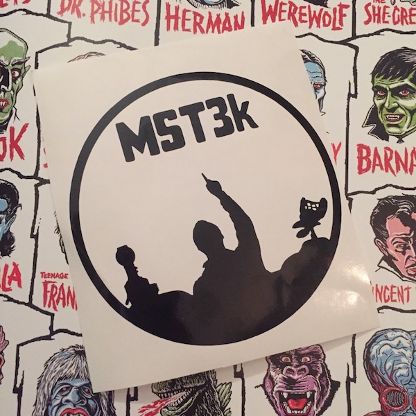 MST3K Silhouettes Vinyl Decal Sticker