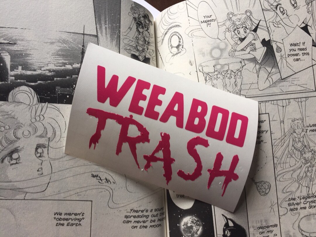 Weeaboo Trash Vinyl Sticker Decal Etsy