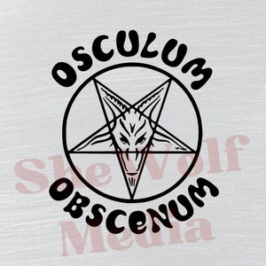 Kiss the Go-Goat SIOSP Osculum Obscenum | Ghost inspired Vinyl Sticker Decal