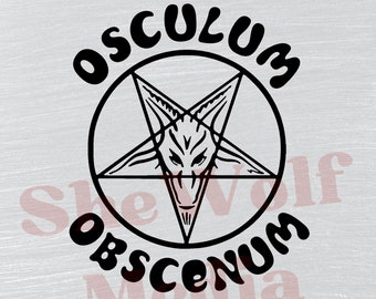 Kiss the Go-Goat SIOSP Osculum Obscenum | Ghost inspired Vinyl Sticker Decal