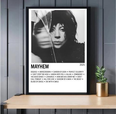 Lady gaga poster - Etsy 日本