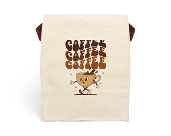 Sac à lunch en toile Coffee Lover : fourre-tout écologique réutilisable