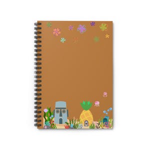 Verspieltes Spiralnotizbuch - Liniert, ideal für Schule, Journaling, Geschenke für Kinder, Lernfreunde, süßes Büromaterial