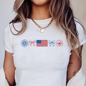 Y2k Usa Flag Tee - Etsy