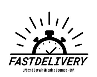 Express Delivery Add On, Rush Order Upgrade, Faster Shipping Option USA
