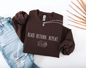 Book Sweatshirt, Book Lover Sweater, Bookish Hoodie, Funny Reading Shirt, Gift for Book Lovers, Librarian Crewneck