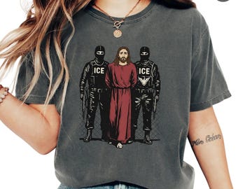 Anti ICE Comfort Colors Tee, Jesus Stolz T-Shirt