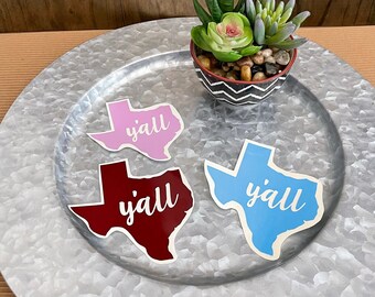 Y’all Texas vinyl decal
