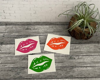 Lips vinyl decal