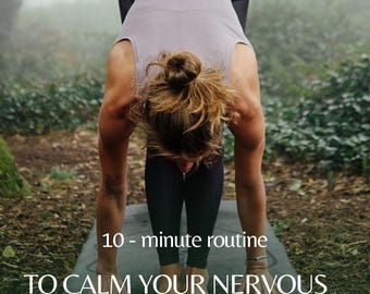 Ripristino del sistema nervoso / Routine somatica di 10 minuti / Qi Gong per alleviare lo stress / Strumento di auto-cura stampabile + audio