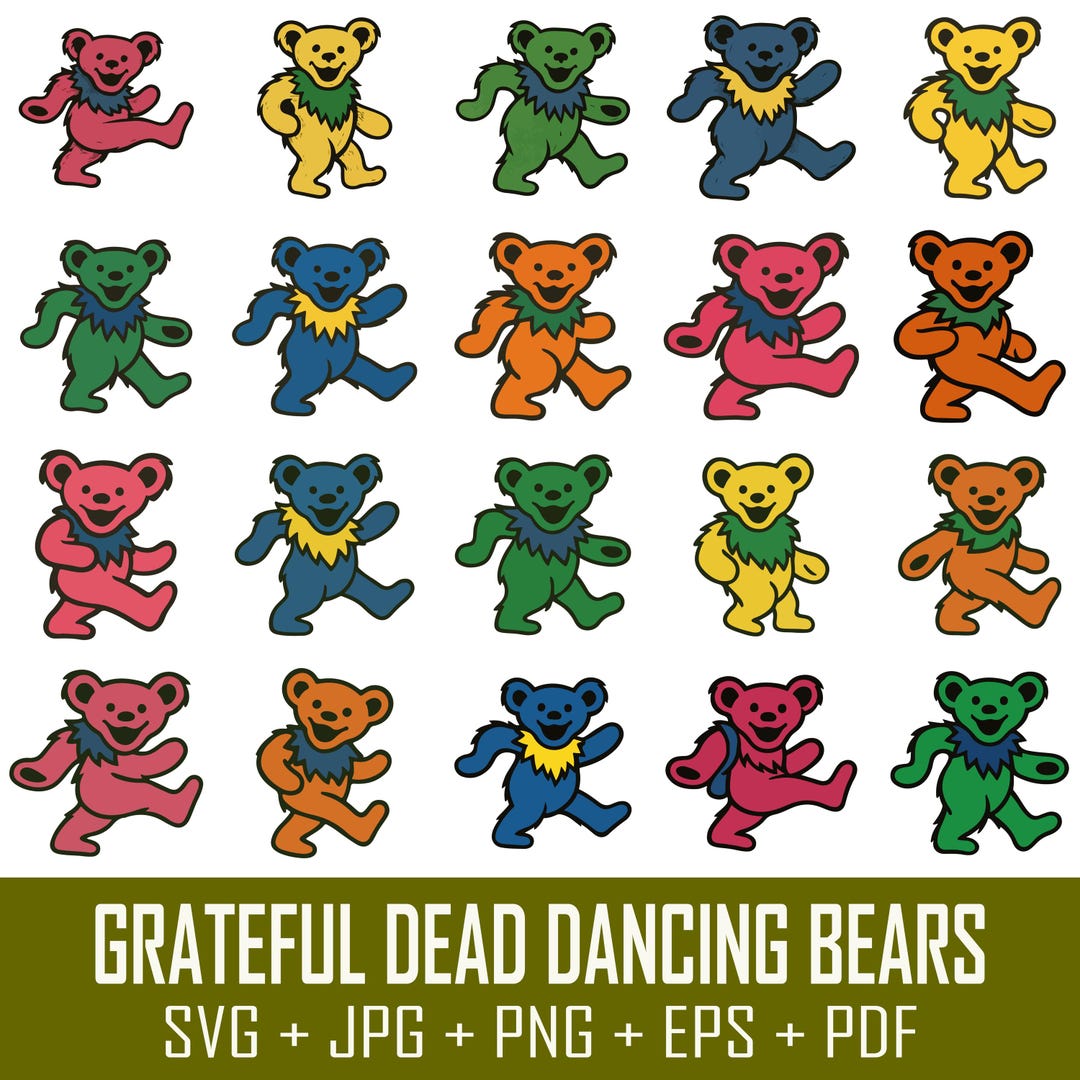り*ん様 90s Grateful dead/Dancing Bears T-S Grateful Dead Dancing Bears Tie Dye Women's T-Shirt (S/M