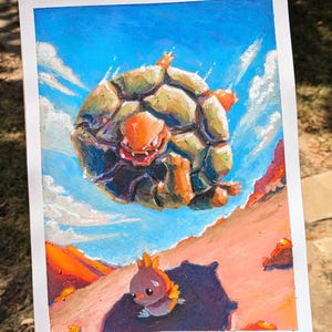 The KANTO ELBOW! - 9"x12" print on 80lb gloss cover PKM Roc