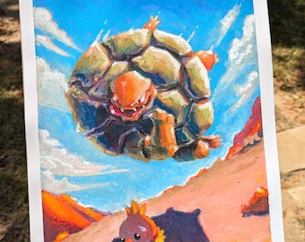 The KANTO ELBOW! - 9"x12" print on 80lb gloss cover PKM Roc