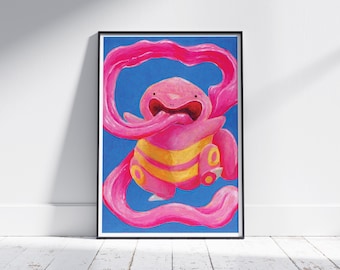 Lick! Pastel Illustration- 11"x14" print on 100lb gloss cover PKM Art
