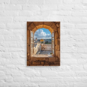 Window into Eternity, Wall Art, Canvas Print, Jewish Art, Modern Judaica, Israel, Kotel, Jerusalem, Holy Land, Western Wall