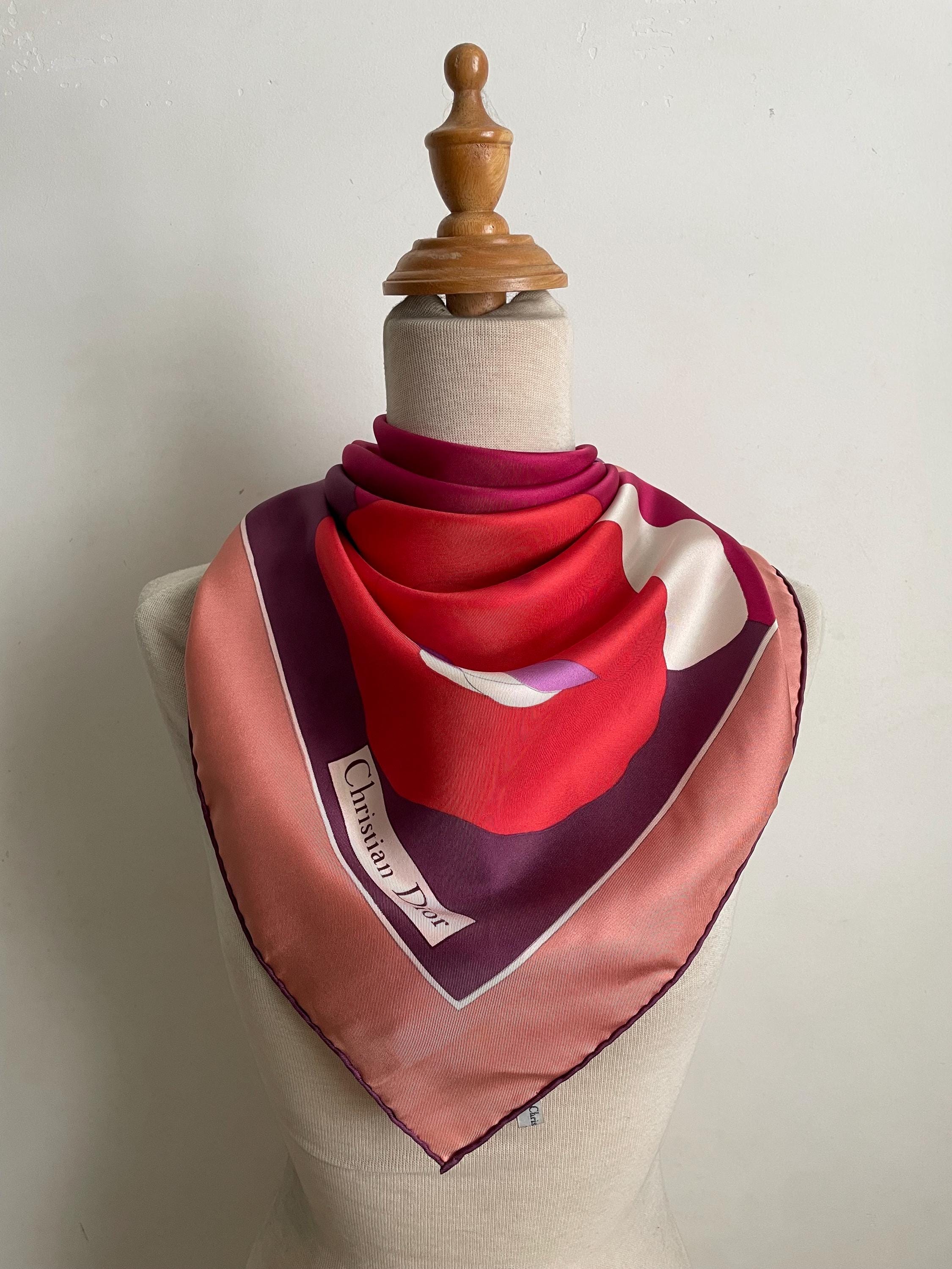 Pink Dior Scarf