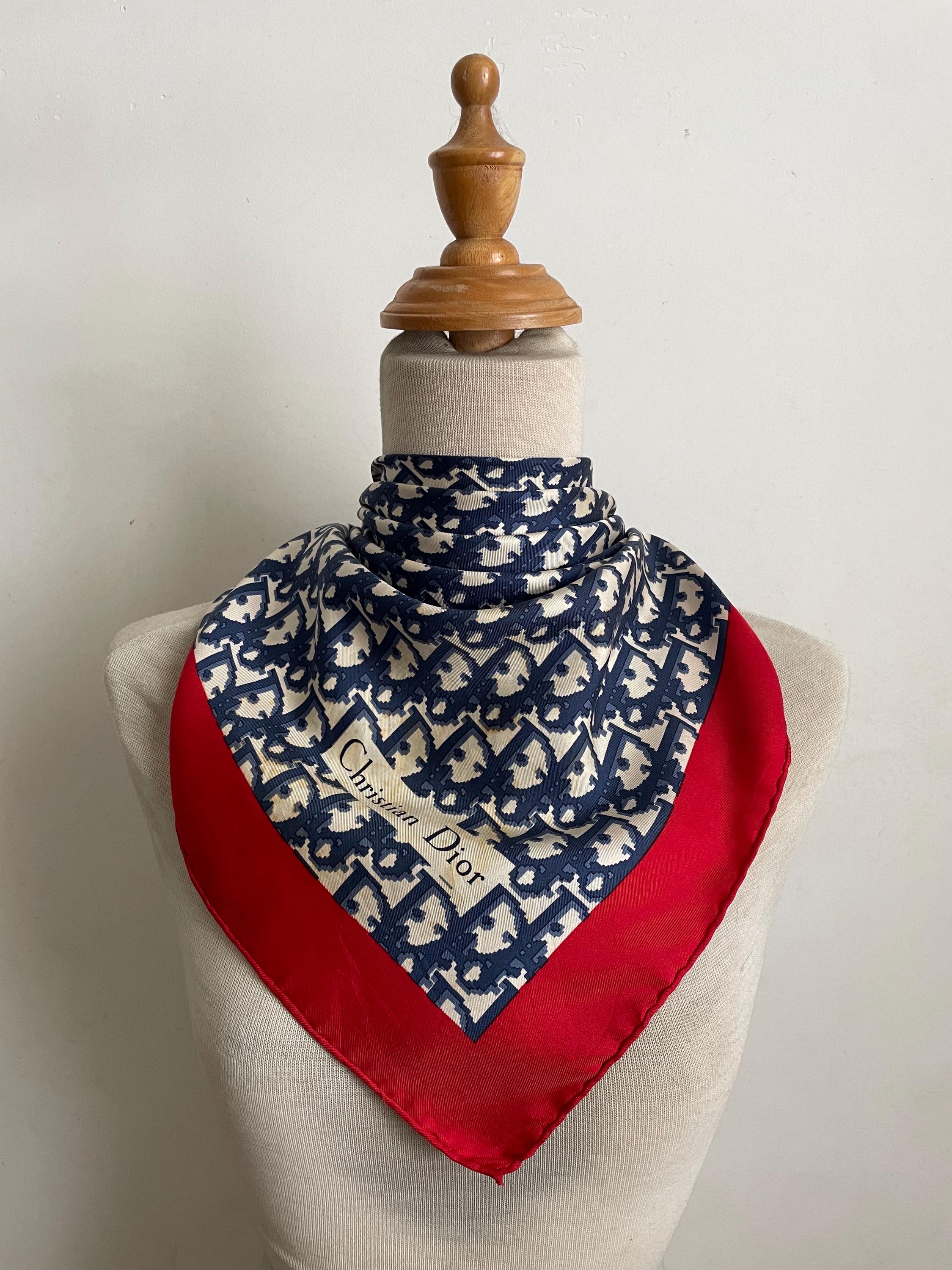 Dior Scarf Vintage - Etsy