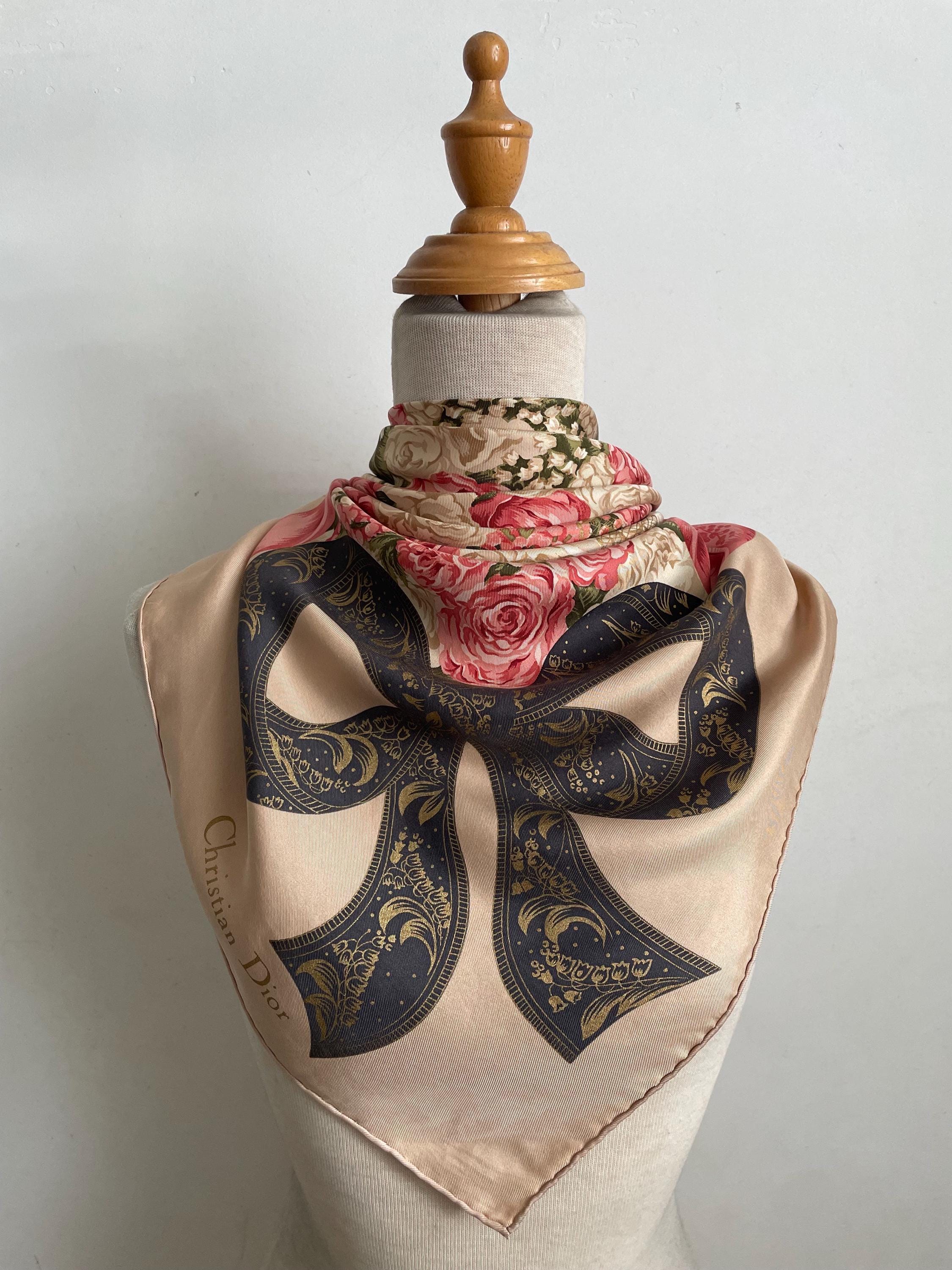Vintage Chanel Silk Scarf - Etsy Canada