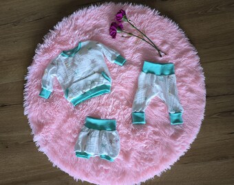 Muslin baby set size 50