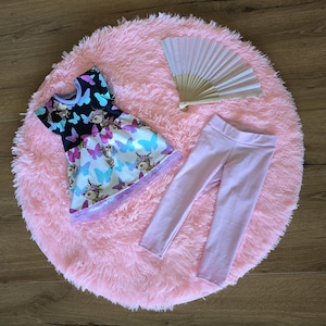 Dress size 62/68 and leggings size 68