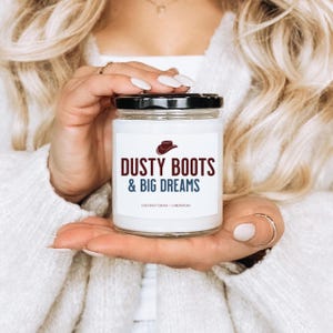 Custom Cowgirl Scented Soy Candle, Gift For Her Best Friend, Country Western Funny Cowgirl Gift, 9oz Choose Your Own Scent, Birthday Gift