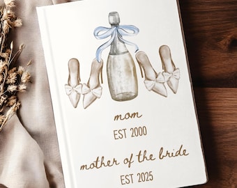 Personalized Gift for Mother of the Bride, Custom Journal from Bride, Gift From Daughter, Wedding Keepsake for Mom, MOB Gifts, Shower Gift