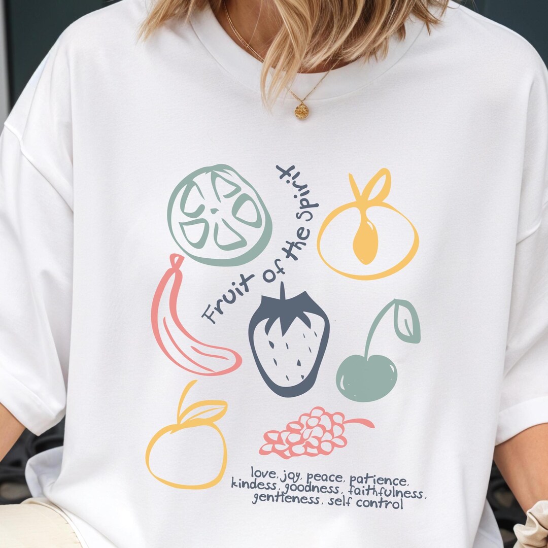 Christian Women's Shirt, Comfort Colors Tshirts, Fruit of the Spirit ...