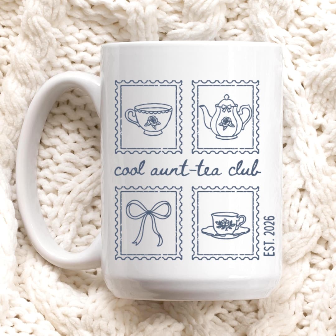 Personalized Aunt-tea Mug Custom Auntie Cup Gift for Aunt Pregnancy ...