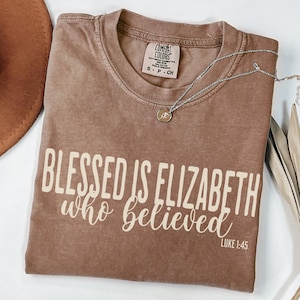 Personalized Christian Mom T-Shirt: Comfort Colors Bible Verse Tee