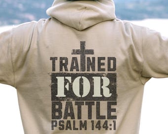 Herren christliche Hoodies für den Kampf christlicher Hoodie Bibel Vers Hoodies Jesus Hoodie christliche Männer Geschenke christliches Sweatshirt Gott