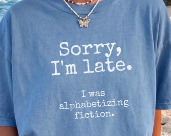 Funny Librarian Shirt, Comfort Colors Shirt, School Library Lover T-Shirt, Librarian Appreciation Gift, Reading Teacher Life Bookish Gift