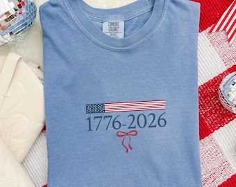 250th America Anniversary Shirt, US 250 Years Comfort Colors Tshirt, Patriotic Patchwork USA Map Tee, Semiquincentennial 4th of July Gift