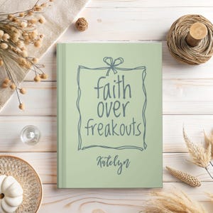 Funny Personalized Prayer Journal, Custom Prayer Notebook, Christian Gift Journal, Prayer Diary, Gift for Women, Teen Gifts, Faith Journal