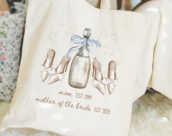 Bolsa de mano personalizada para la madre de la novia, bolsa de regalo para la fiesta nupcial, bolsa de boda para la mamá de la novia