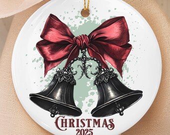 Gothic Christmas Tree Ornament: Spooky Yule Decor, Goth Gift