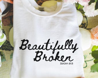 Sudadera cristiana para mujer, camiseta religiosa con un diseño hermoso y desgastado, regalo cristiano de estilo retro, jersey de adoración, estudio bíblico para grupos juveniles.