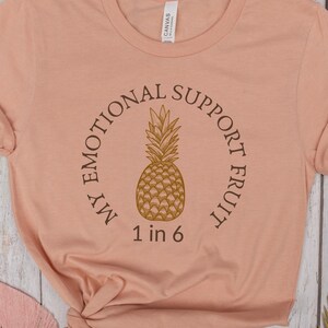 Mi fruta de apoyo emocional SVG PNG, archivo recortado para concienciar sobre la infertilidad (1 de cada 6), descarga digital divertida de FIV para taza, camiseta, diseño de Cricut