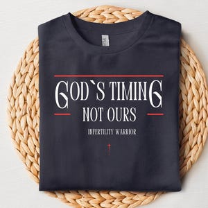 Dieu ne nous tombe pas dessus SVG, guerrier de l'infertilité PNG, fichier de coupe de citation de foi, téléchargement numérique pour chemise, tasse, sac fourre-tout, cadeau pour maman de FIV,