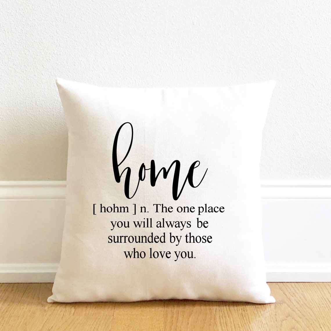Housewarming Gift Home Definition Pillow Cover Newlywed Etsy