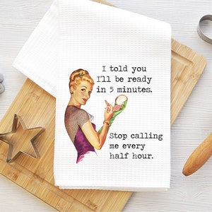 funny dish towel, waffle towel, cute kitchen towel, funny dish towel, Valentine day gift, galentines gift, gift for mom, gift for her